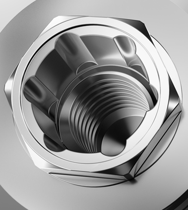Conexión hexalobular