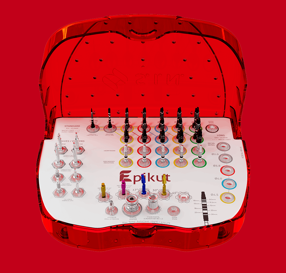 Sequência de fresagem identificada por cores