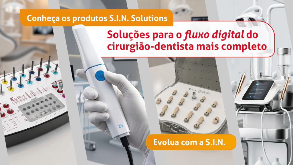 Conheça os produtos S.I.N. Solutions
Soluções para o fluxo digital do cirurgião-dentista mais completo