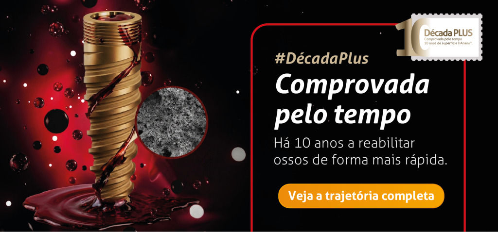 #DécadaPlus Comprovada pelo tempo
Há 10 anos a reabilitar ossos de forma mais rápida.