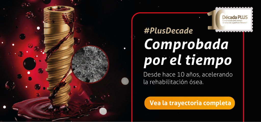 #PlusDecade
Comprobada por el tiempo
Desde hace 10 años, acelerando la rehabilitación ósea.